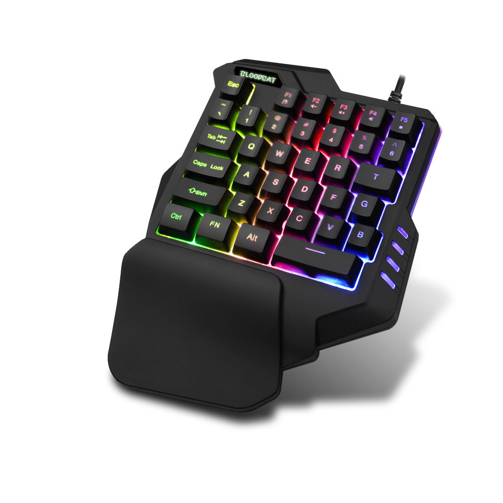Clavier Gaming RGB 61 Touches + Souris – Filaire, Waterproof, Compact