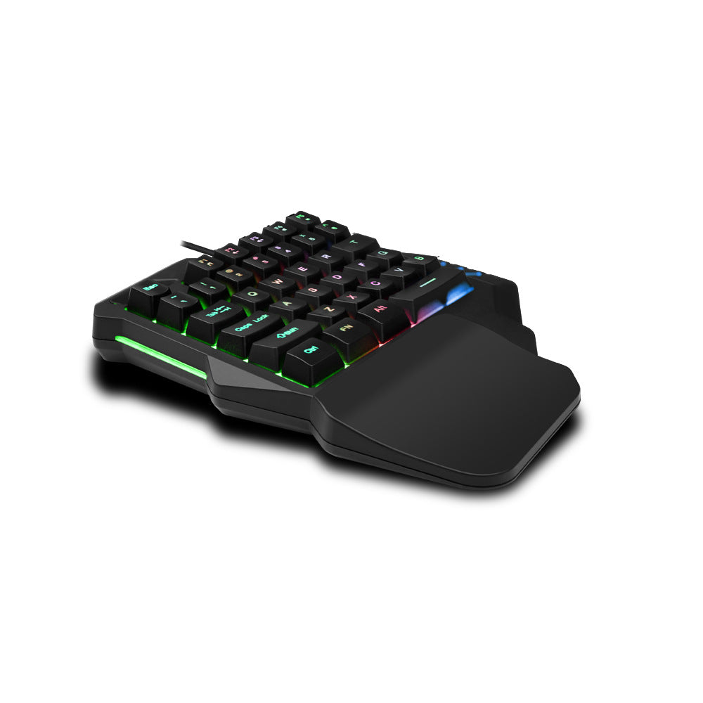 Clavier Gaming RGB 61 Touches + Souris – Filaire, Waterproof, Compact