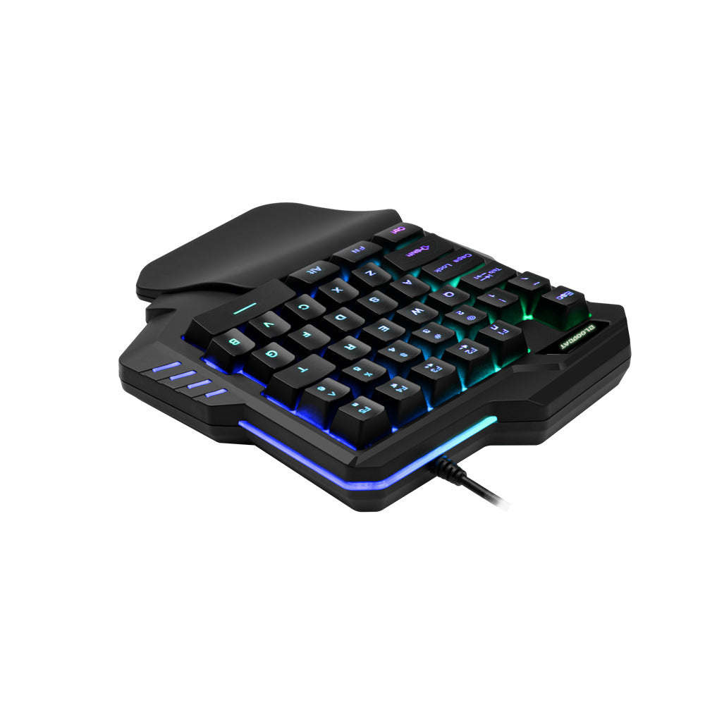 Clavier Gaming RGB 61 Touches + Souris – Filaire, Waterproof, Compact