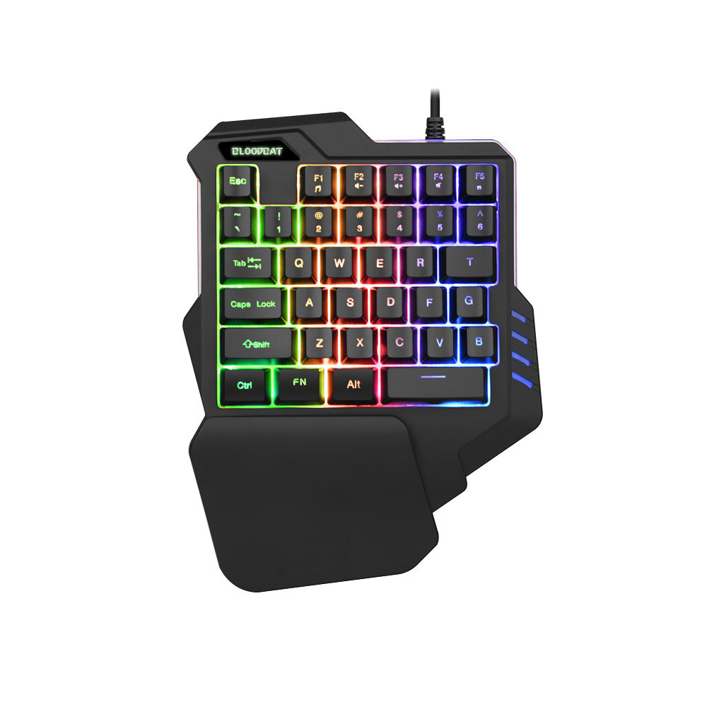 Clavier Gaming RGB 61 Touches + Souris – Filaire, Waterproof, Compact