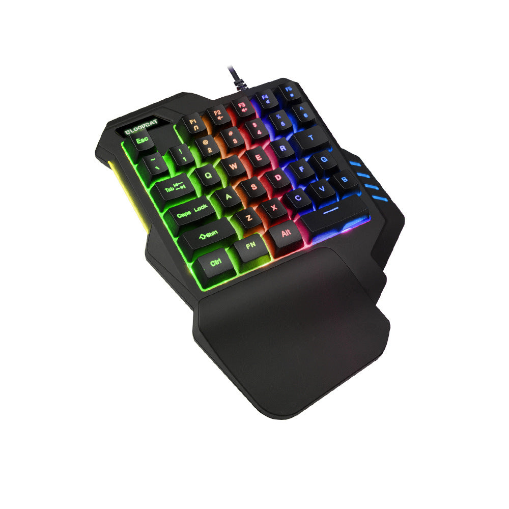 Clavier Gaming RGB 61 Touches + Souris – Filaire, Waterproof, Compact