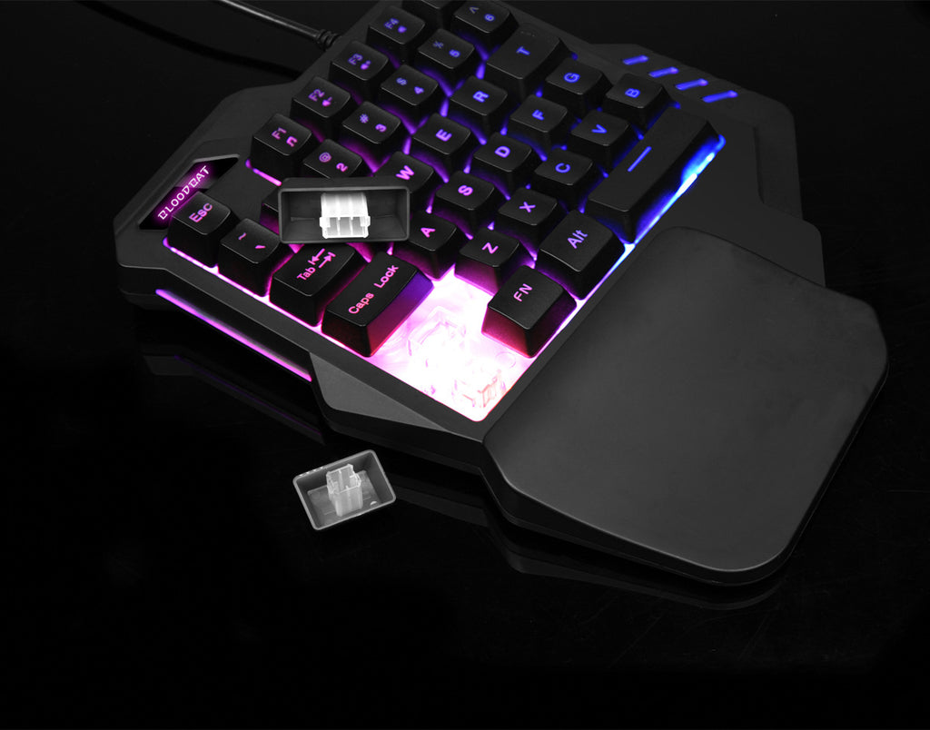 Clavier Gaming RGB 61 Touches + Souris – Filaire, Waterproof, Compact