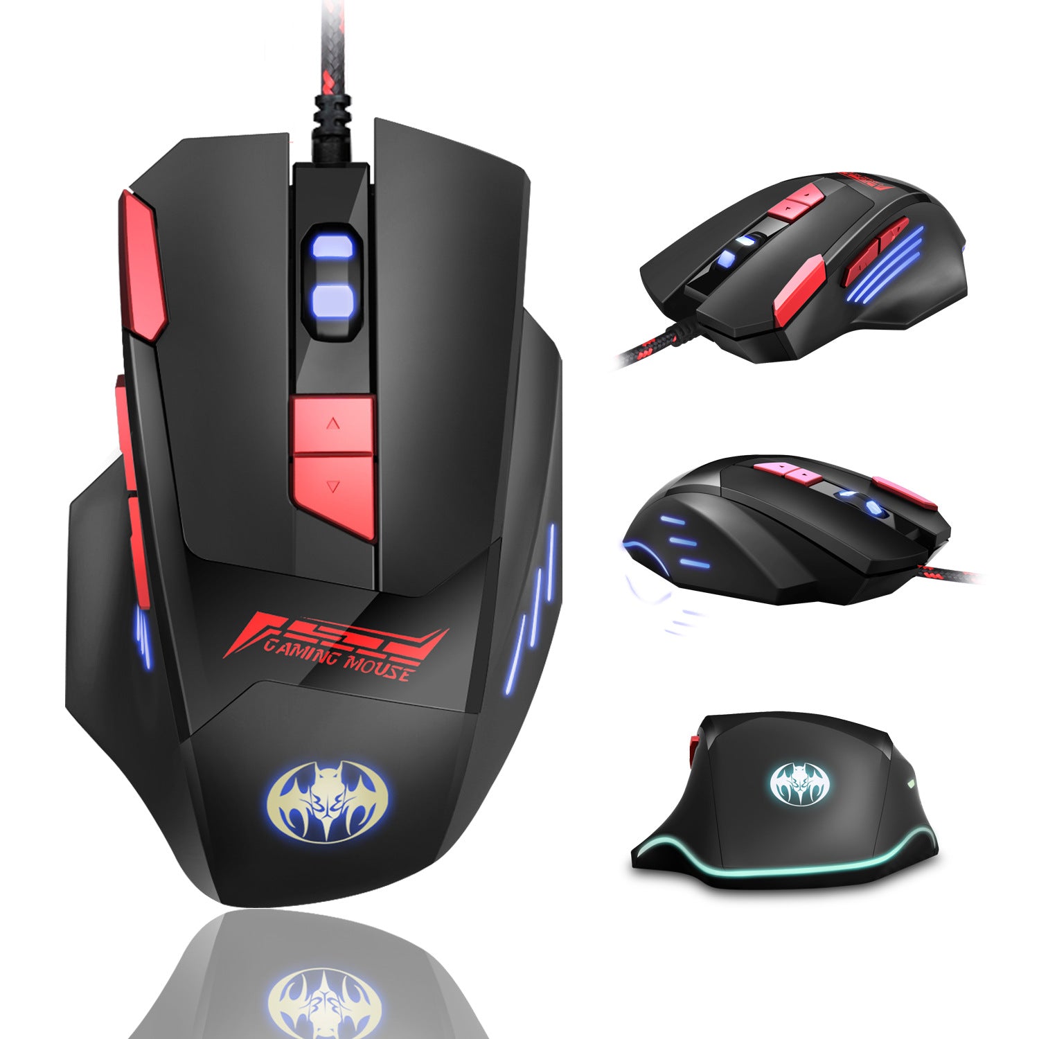 Clavier Gaming RGB 61 Touches + Souris – Filaire, Waterproof, Compact