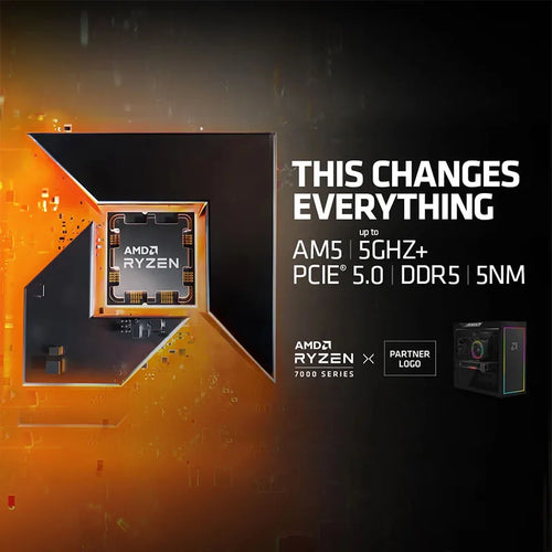 AMD Ryzen 5 7600X – Processeur 6 cœurs / 12 threads, 4.7GHz (5.3GHz Boost), Socket AM5