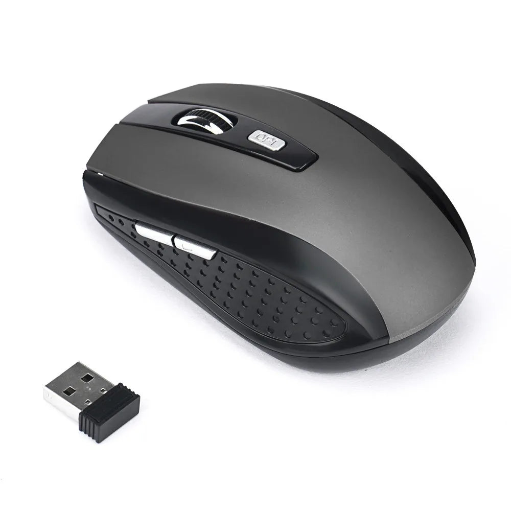 Souris de jeu sans fil 2.4GHz, récepteur USB, pour PC, ordinateur portable, ordinateur de bureau