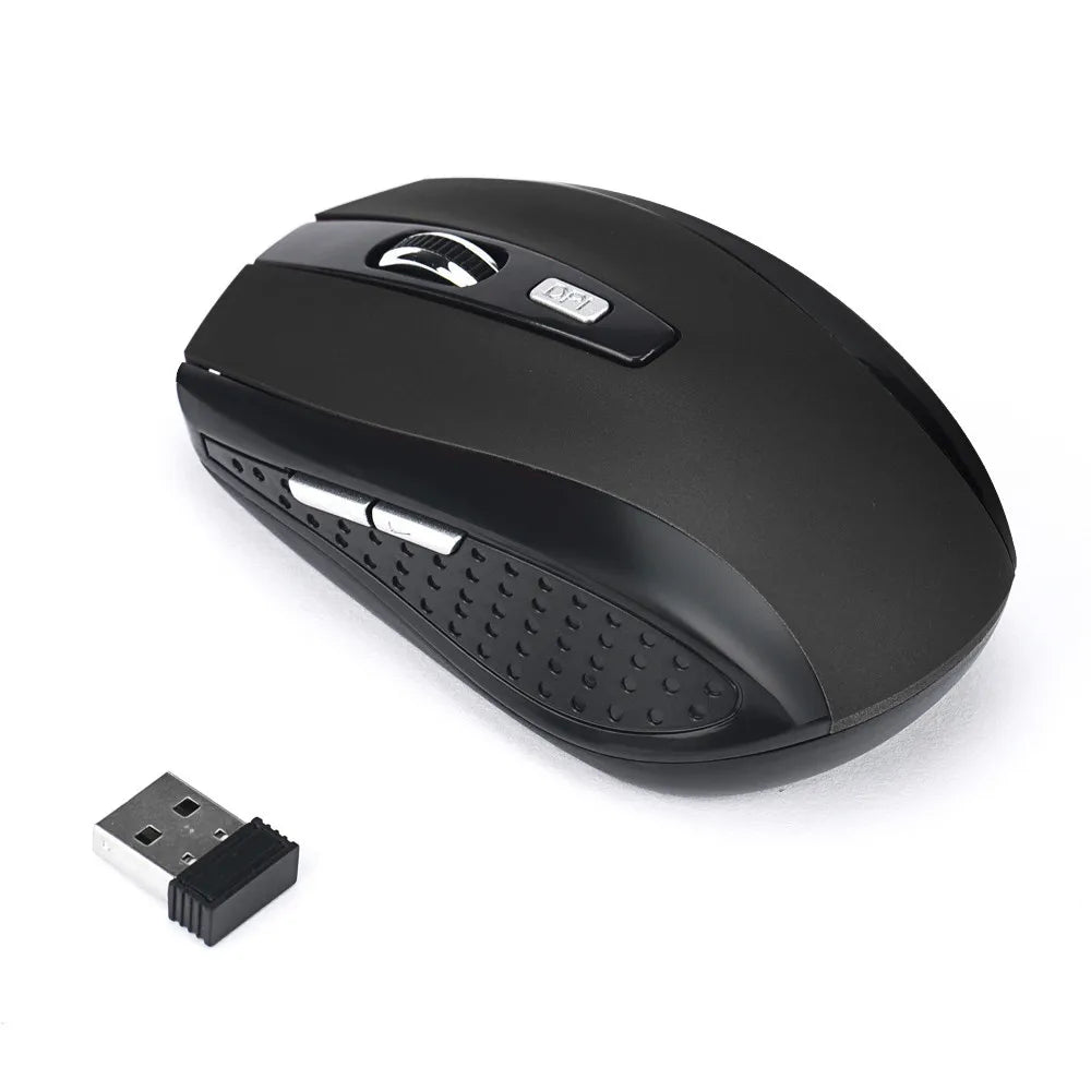 Souris de jeu sans fil 2.4GHz, récepteur USB, pour PC, ordinateur portable, ordinateur de bureau