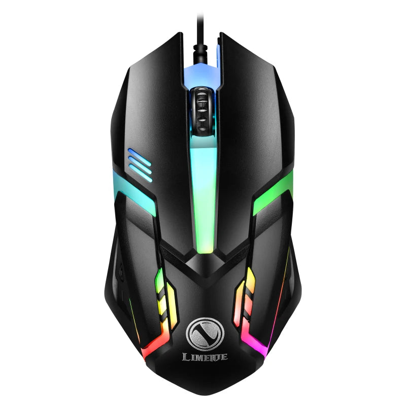 Souris Gamer Filaire S1 – LED RGB 7 Couleurs, Design Ergonomique, 1000 DPI