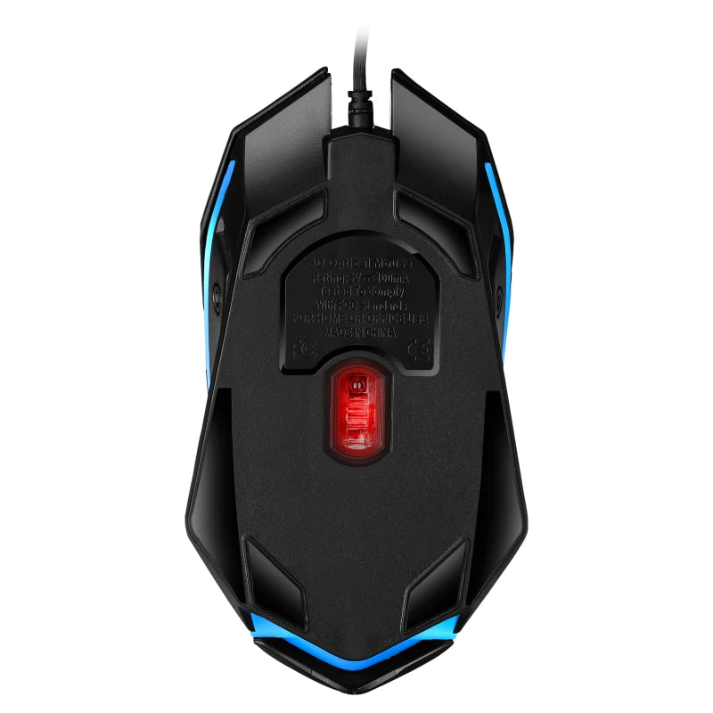 Souris Gamer Filaire S1 – LED RGB 7 Couleurs, Design Ergonomique, 1000 DPI