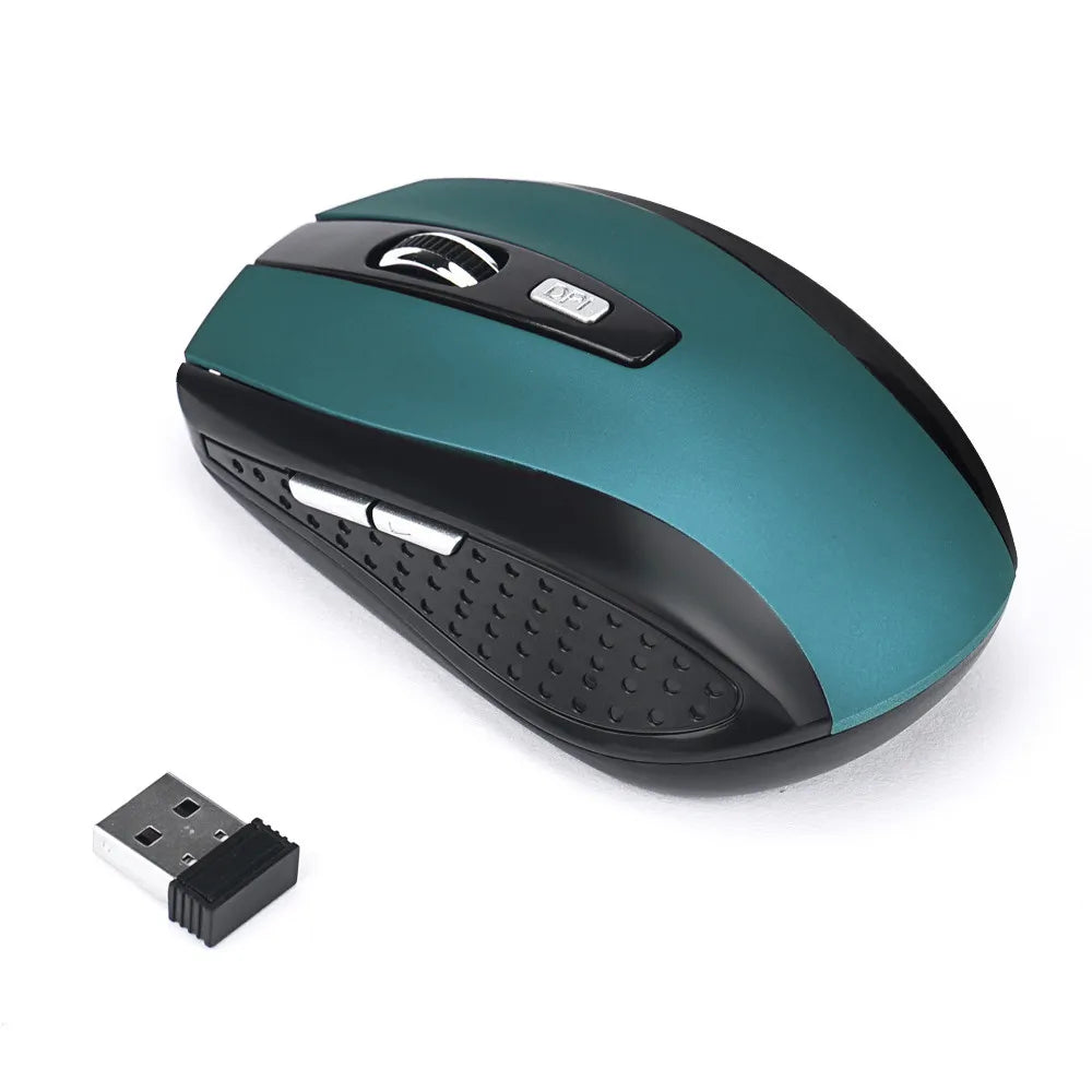 Souris de jeu sans fil 2.4GHz, récepteur USB, pour PC, ordinateur portable, ordinateur de bureau