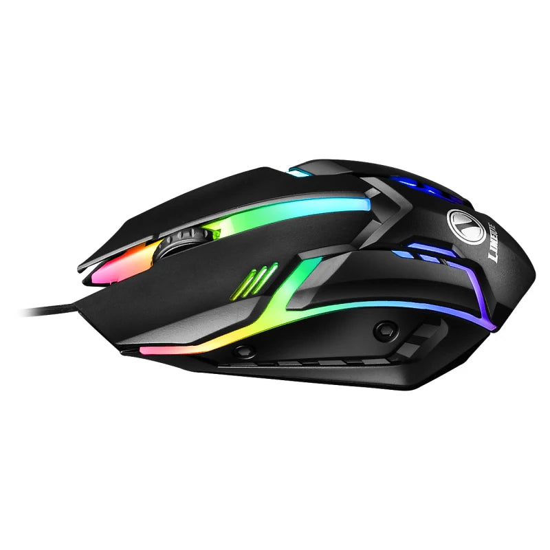 Souris Gamer Filaire S1 – LED RGB 7 Couleurs, Design Ergonomique, 1000 DPI