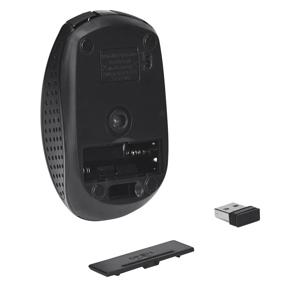 Souris de jeu sans fil 2.4GHz, récepteur USB, pour PC, ordinateur portable, ordinateur de bureau