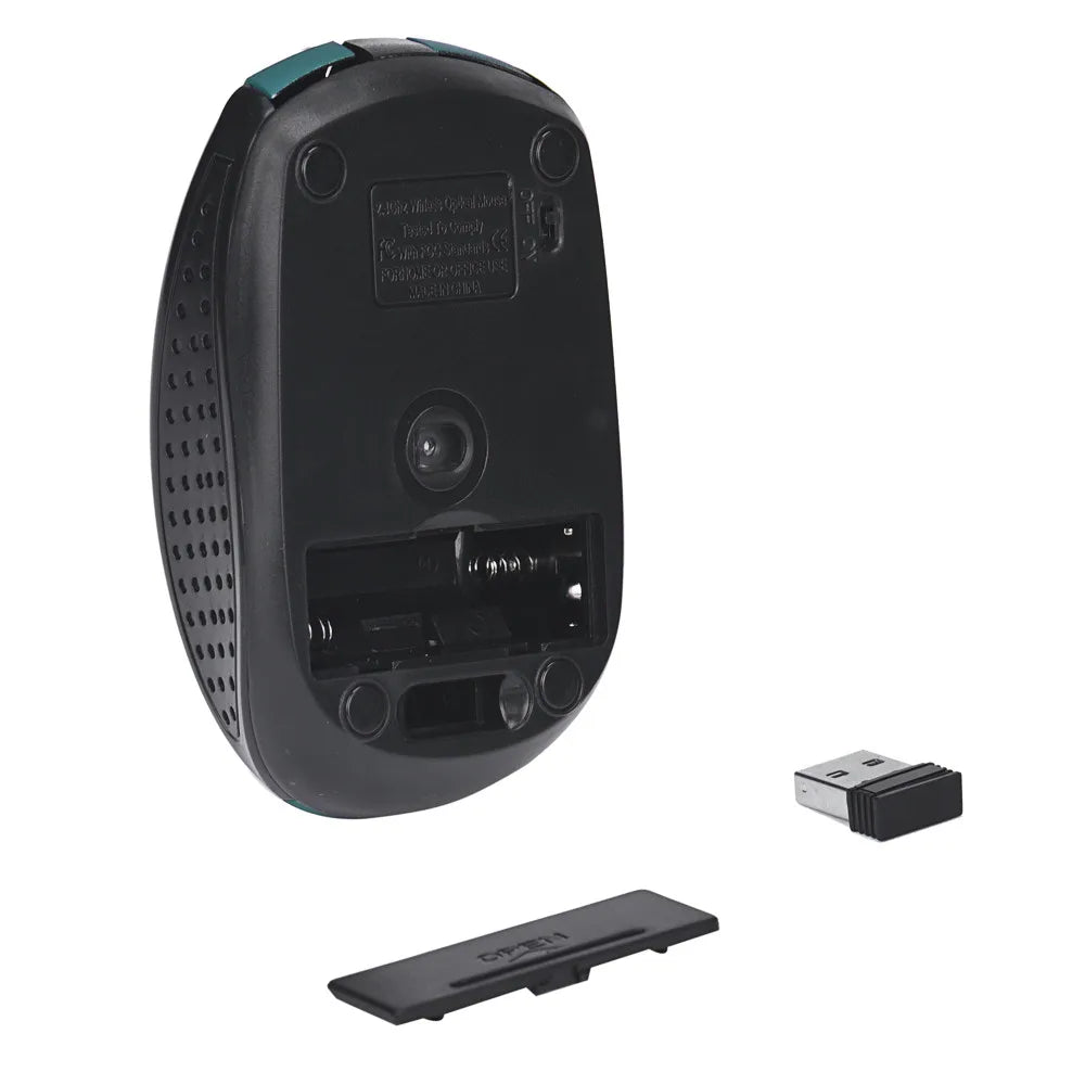 Souris de jeu sans fil 2.4GHz, récepteur USB, pour PC, ordinateur portable, ordinateur de bureau