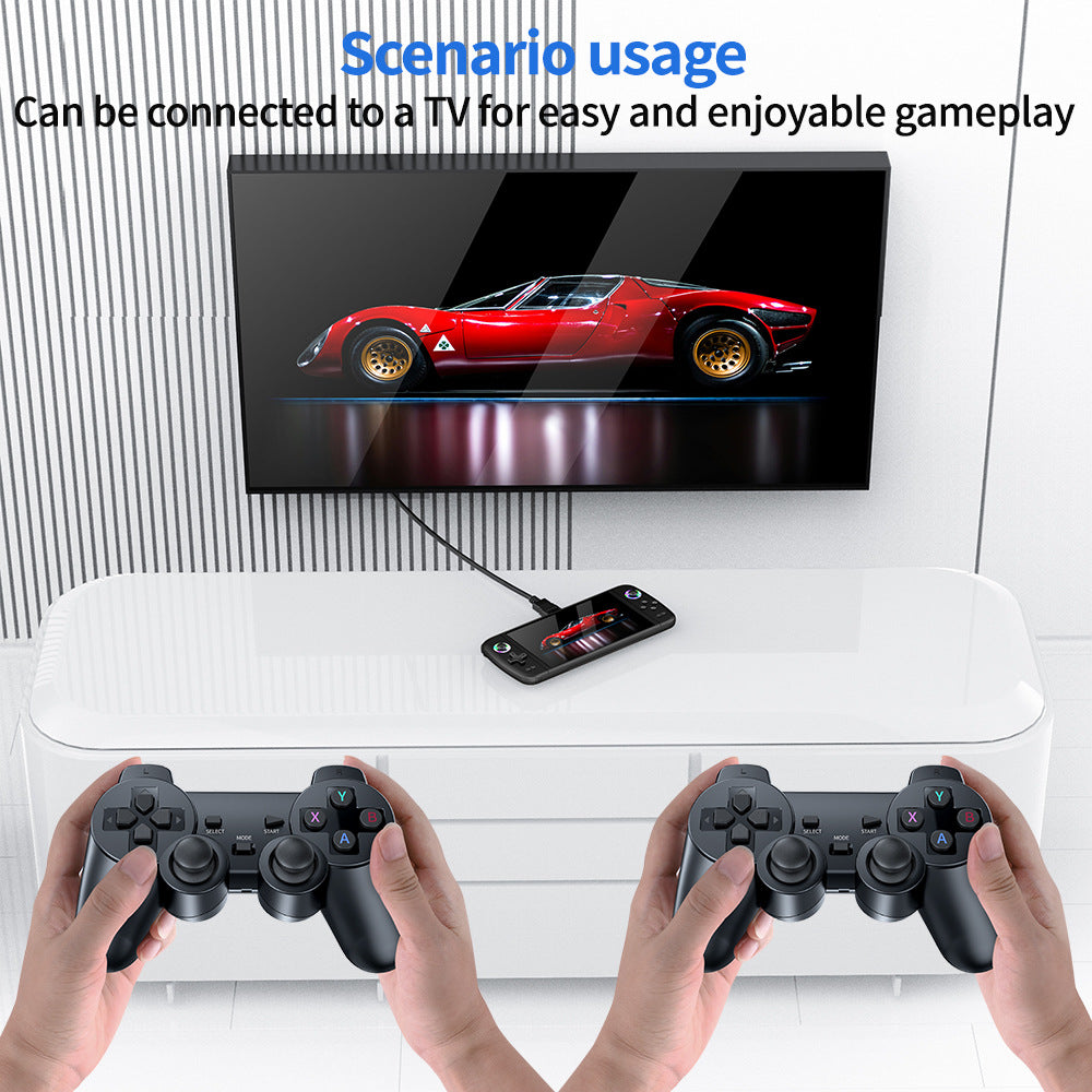 Console de Jeu Portable Rétro M27 – Grand Écran HD, Connexion TV, Jusqu'à 256Go