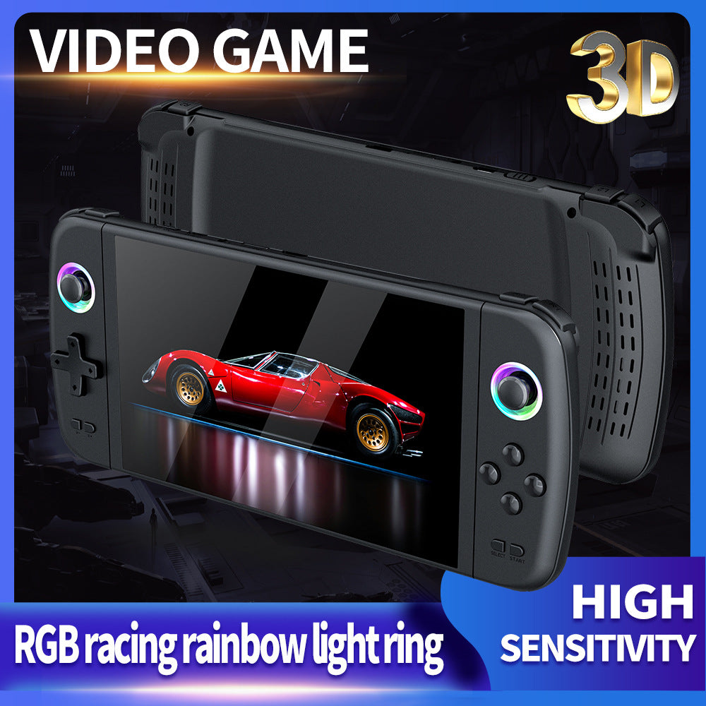 Console de Jeu Portable Rétro M27 – Grand Écran HD, Connexion TV, Jusqu'à 256Go