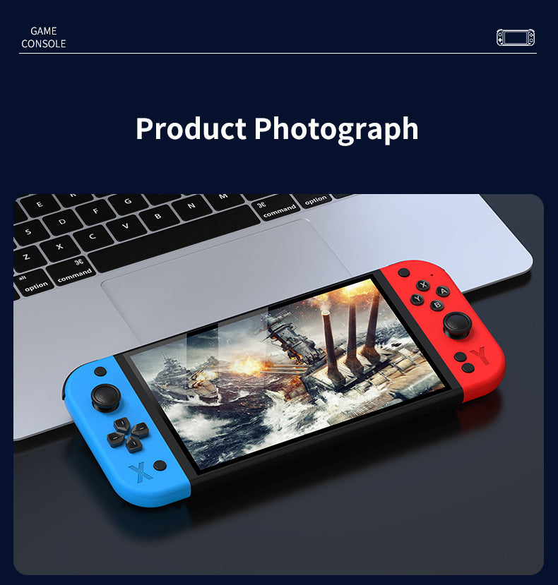 Console de jeu Portable G90, écran IPS HD de 7 pouces, Arcade de jeu rétro pour PSP/PS1 64 go, contrôleur de jeu TV, cadeau pour enfants