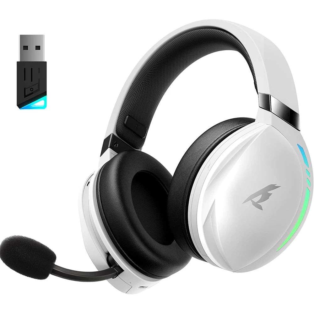 Kofire UG-06 – Casque Gaming Sans Fil | 2.4G & Bluetooth | RGB | 65H | Multi-plateforme