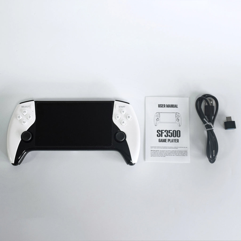 Console Rétro Portable SF3500 – Grand Écran IPS 5", Sortie HDMI, 20 000+ Jeux