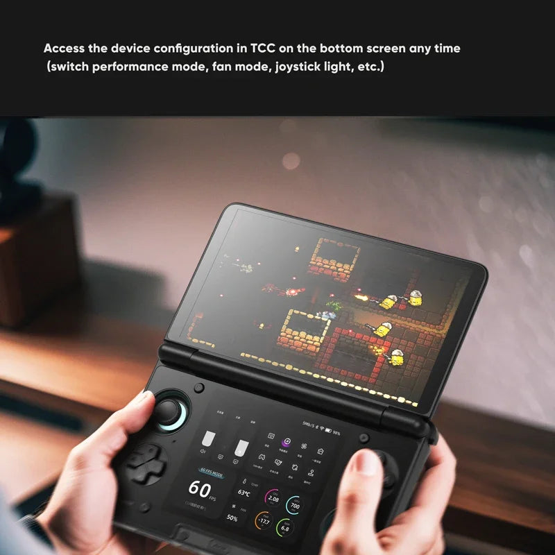 AYN Thor - Console de Jeu Portable Clamshell Android, Écran AMOLED 6" 120Hz