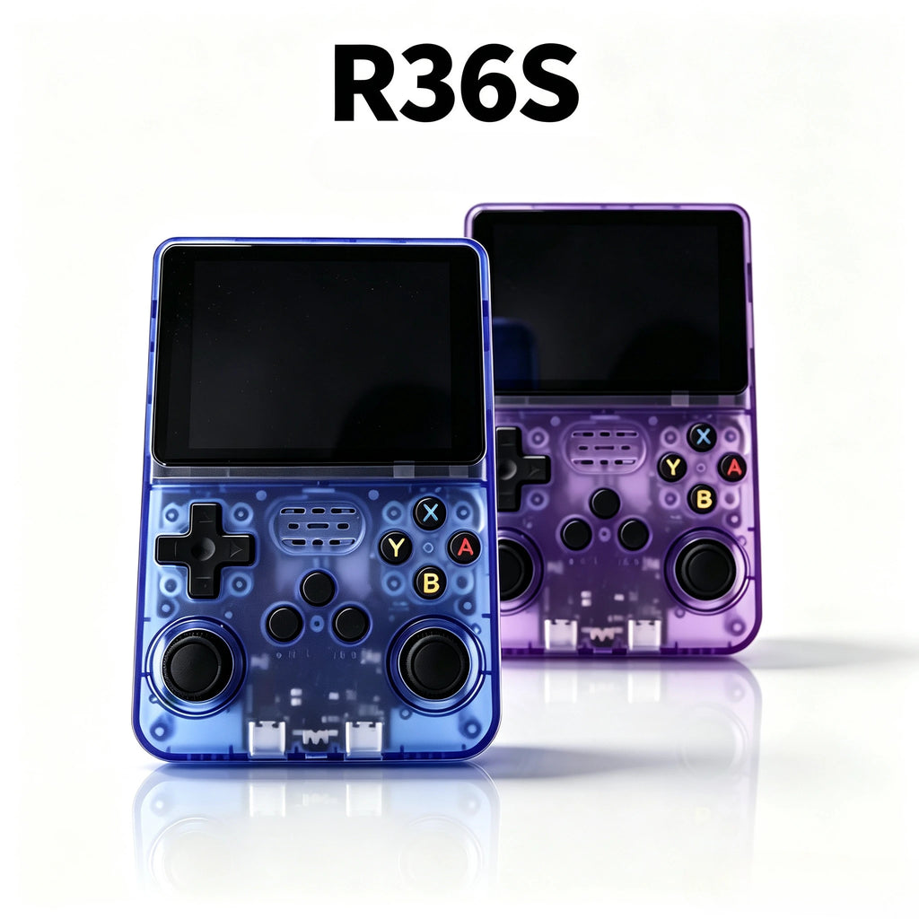 Console portable rétro R36S 128 Go – Écran IPS 3,5 pouces