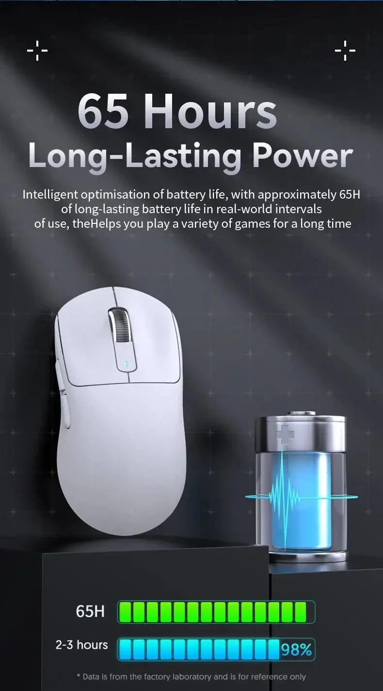 Attack Shark X3 / X3 Pro – Souris Gaming Sans Fil Pixart 3395 | 26 000 DPI | 49g