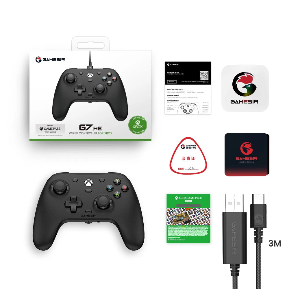 Manette filaire GameSir G7 HE pour Xbox et PC