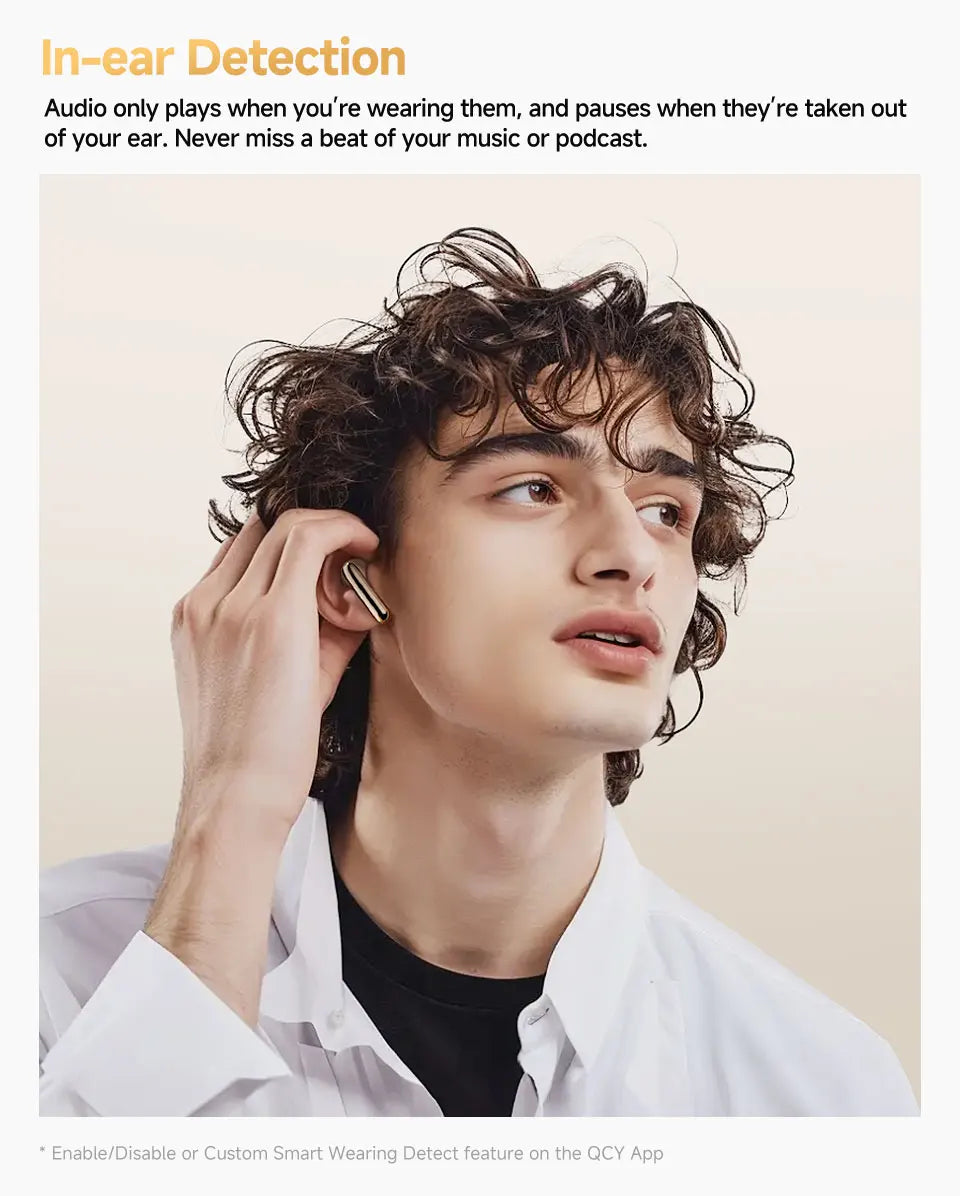 QCY MeloBuds Pro – Écouteurs Bluetooth ANC 46 dB
