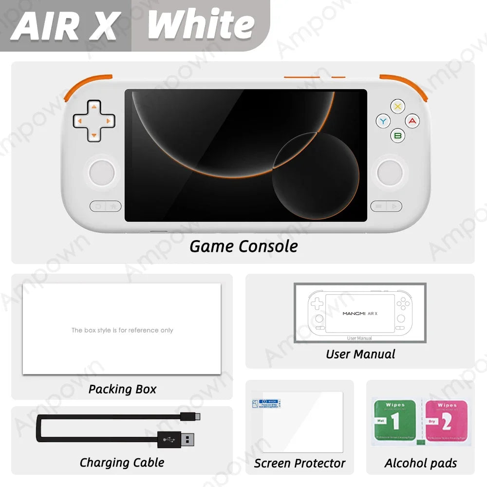 MANGMI AIR X – Console Portable Android 14 | Snapdragon 662 | Écran 5.5" | RGB | 5000 mAh