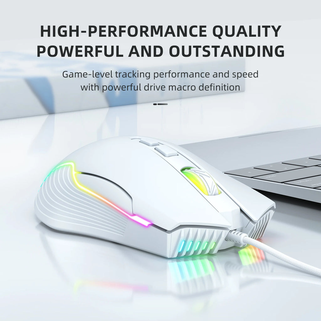 ONIKUMA Casque Gaming RGB + Souris Filaire – Pack Esports PC Gamer