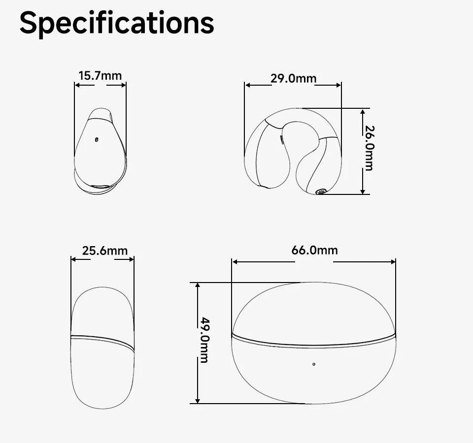 QCY Crossky C30 – Écouteurs Open-Ear Bluetooth 5.4