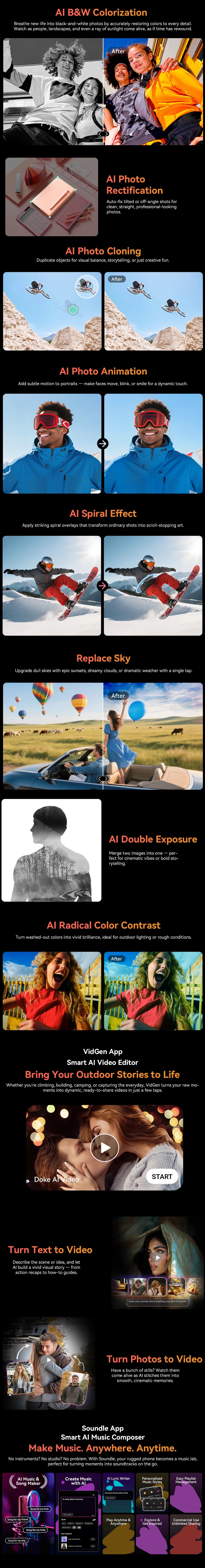 Blackview Fort 1 – smartphone robuste 4G, 6 Go RAM, 256 Go, 10 000 mAh