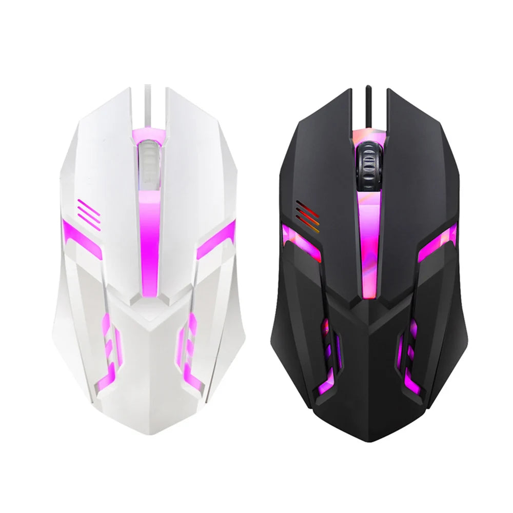 Souris Gaming LED USB Filaire 5000 DPI – Éclairage RGB 7 couleurs