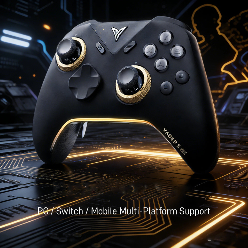 Manette Flydigi Vader 5 Pro – 8 Boutons, Effet Hall, Multi-plateforme (PC, NS2, Mobile, Steam)