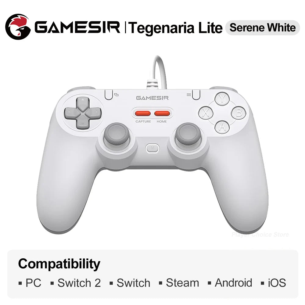Manette filaire GameSir Tegenaria Lite avec sticks à effet Hall