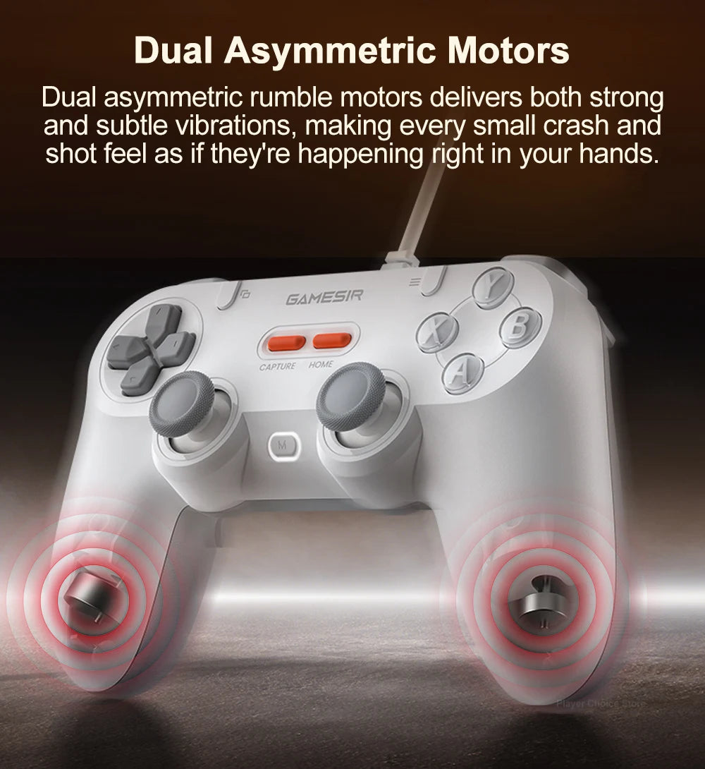 Manette filaire GameSir Tegenaria Lite avec sticks à effet Hall