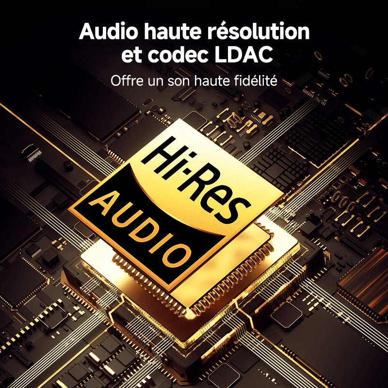 Casque Sans Fil QCY H3 Pro ANC – Réduction Bruit 50dB, LDAC Hi-Res, 55H, Bluetooth 5.4