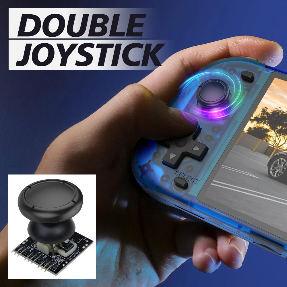 Console Rétro Portable R50S – Grand Écran IPS 5,1", Batterie 4200 mAh, 20 000+ Jeux