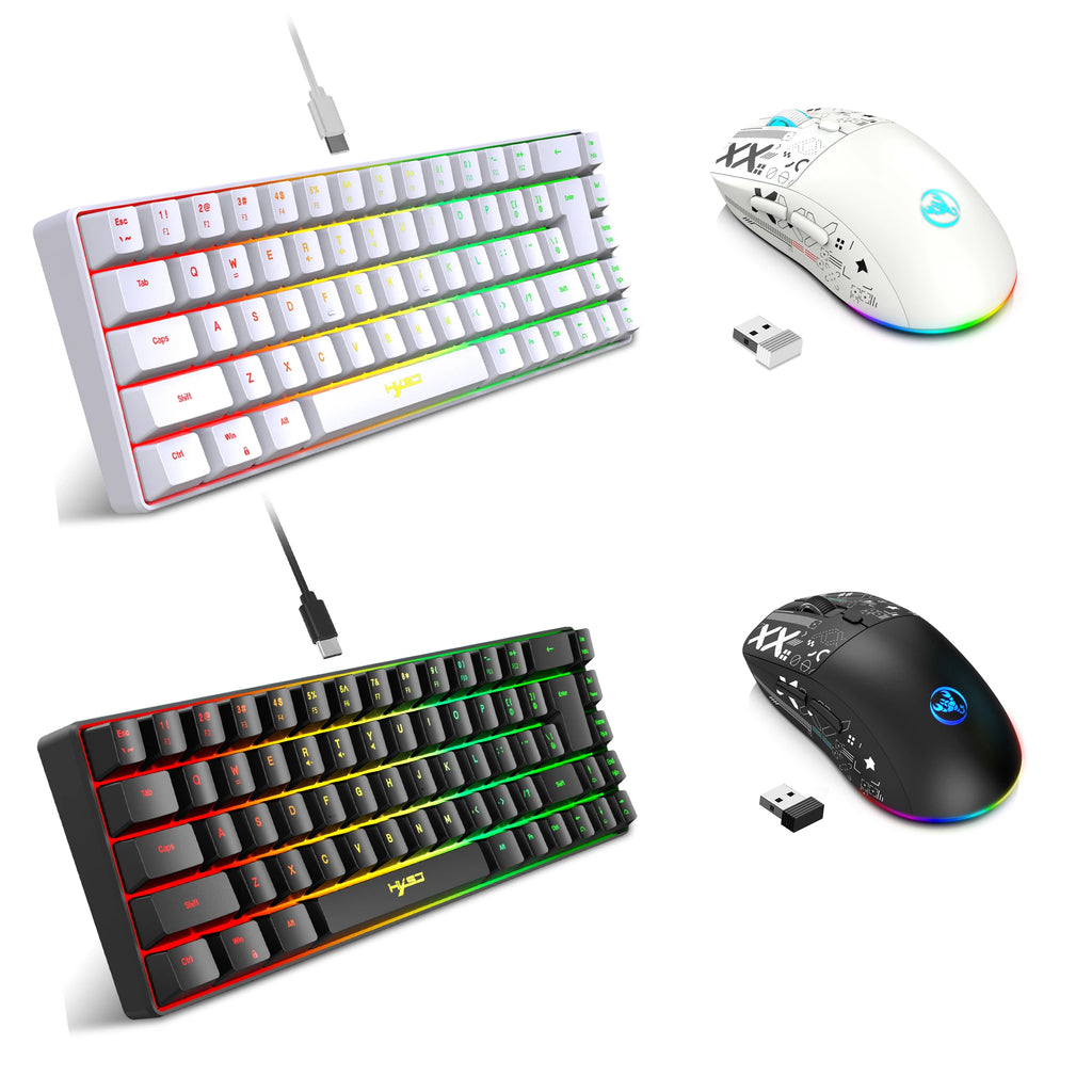 Clavier et souris combo ensemble gamer blanc clavier combo ordinateur filaire claviers souris bureau teclado pour ordinateur portable