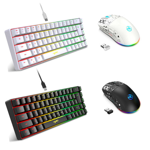 Clavier et souris combo ensemble gamer blanc clavier combo ordinateur filaire claviers souris bureau teclado pour ordinateur portable
