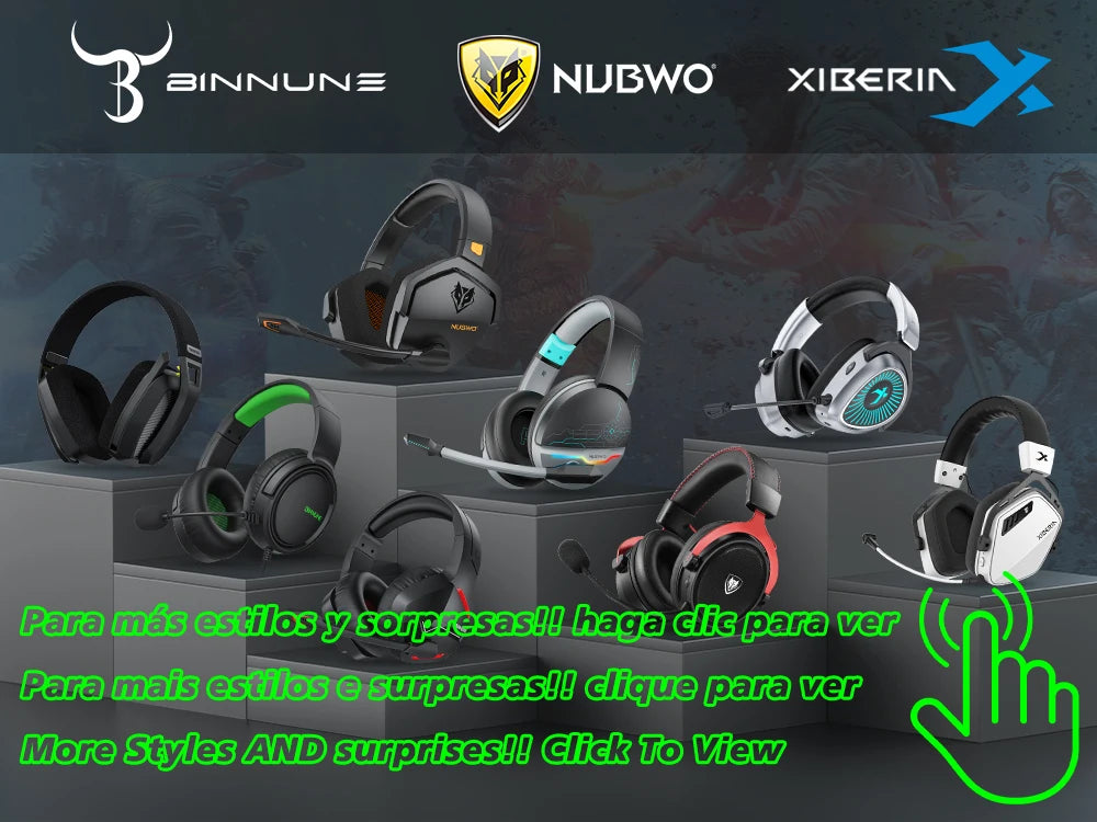 NUBWO casques de jeu PS4 stéréo Xbox One casque filaire PC casque de jeu avec suppression de bruit micro oreille écouteur de jeu