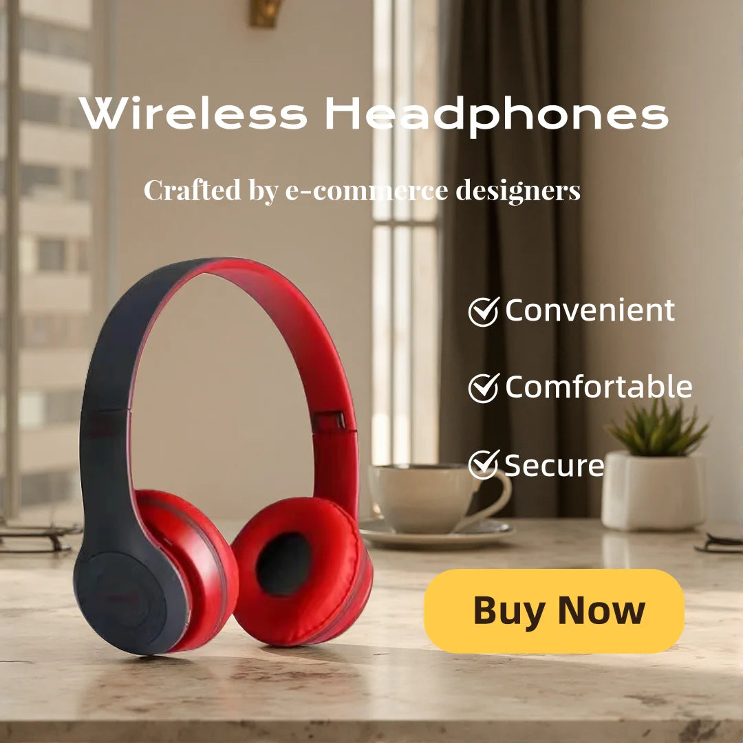 Casque Bluetooth Hi-Fi Gaming – Sans fil, Réduction de bruit, Micro intégré