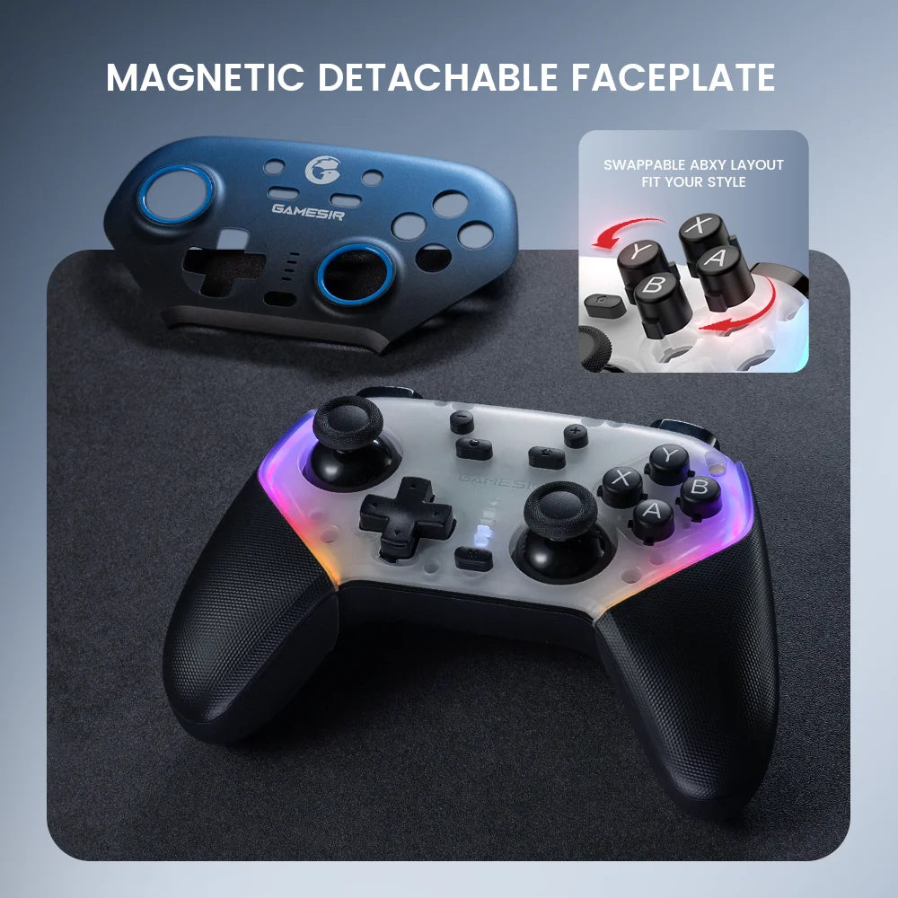 Manette sans fil GameSir Super Nova T4n Pro à joysticks Hall