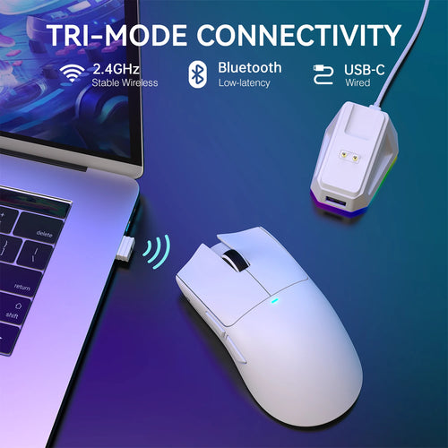 Attack Shark X11 – Souris Gaming Sans Fil Légère | RVB, 22 000 DPI, Capteur PAW3311