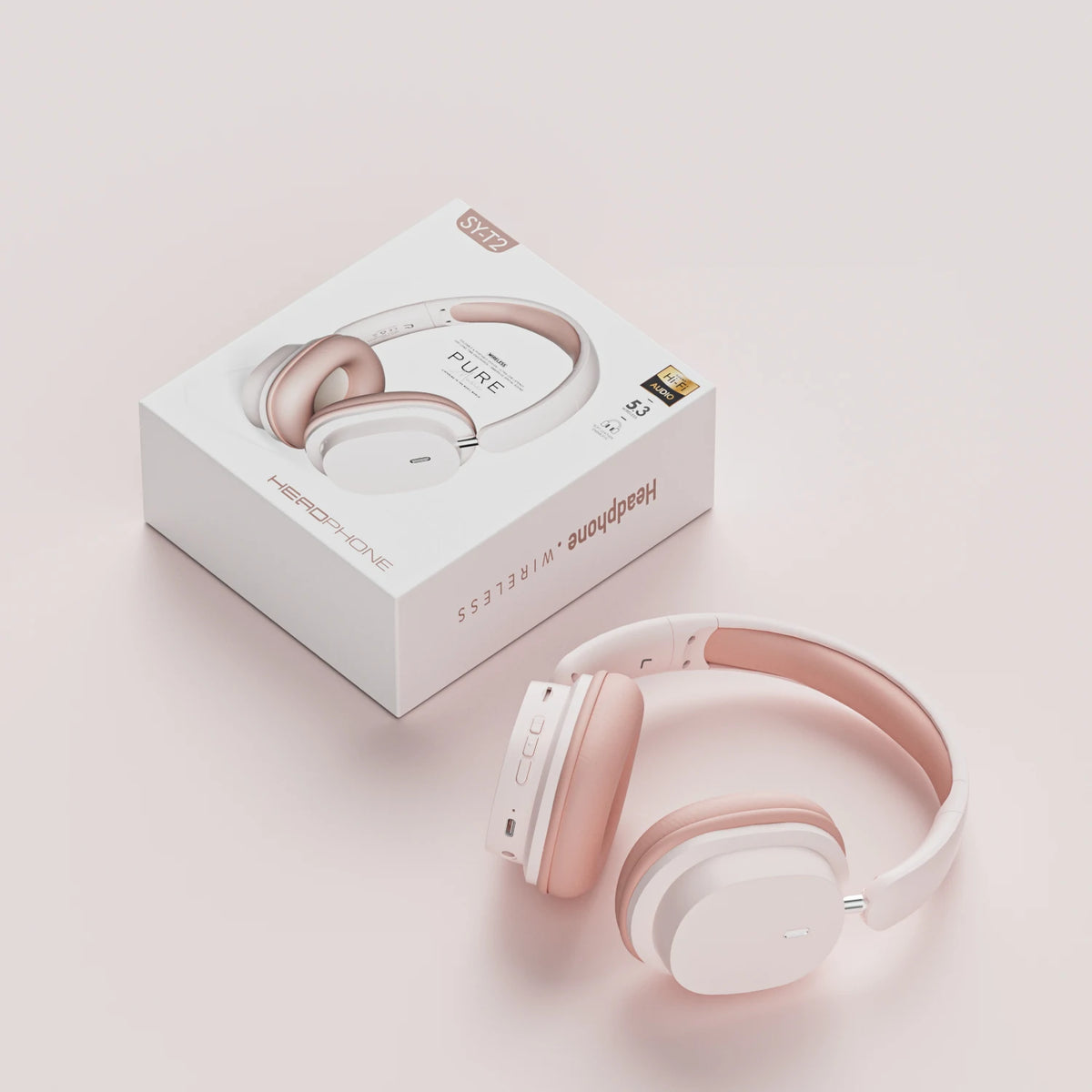 Casque Bluetooth Gaming EOENKK SY-T2 – Sans fil & Filaire, Micro, Réduction de bruit