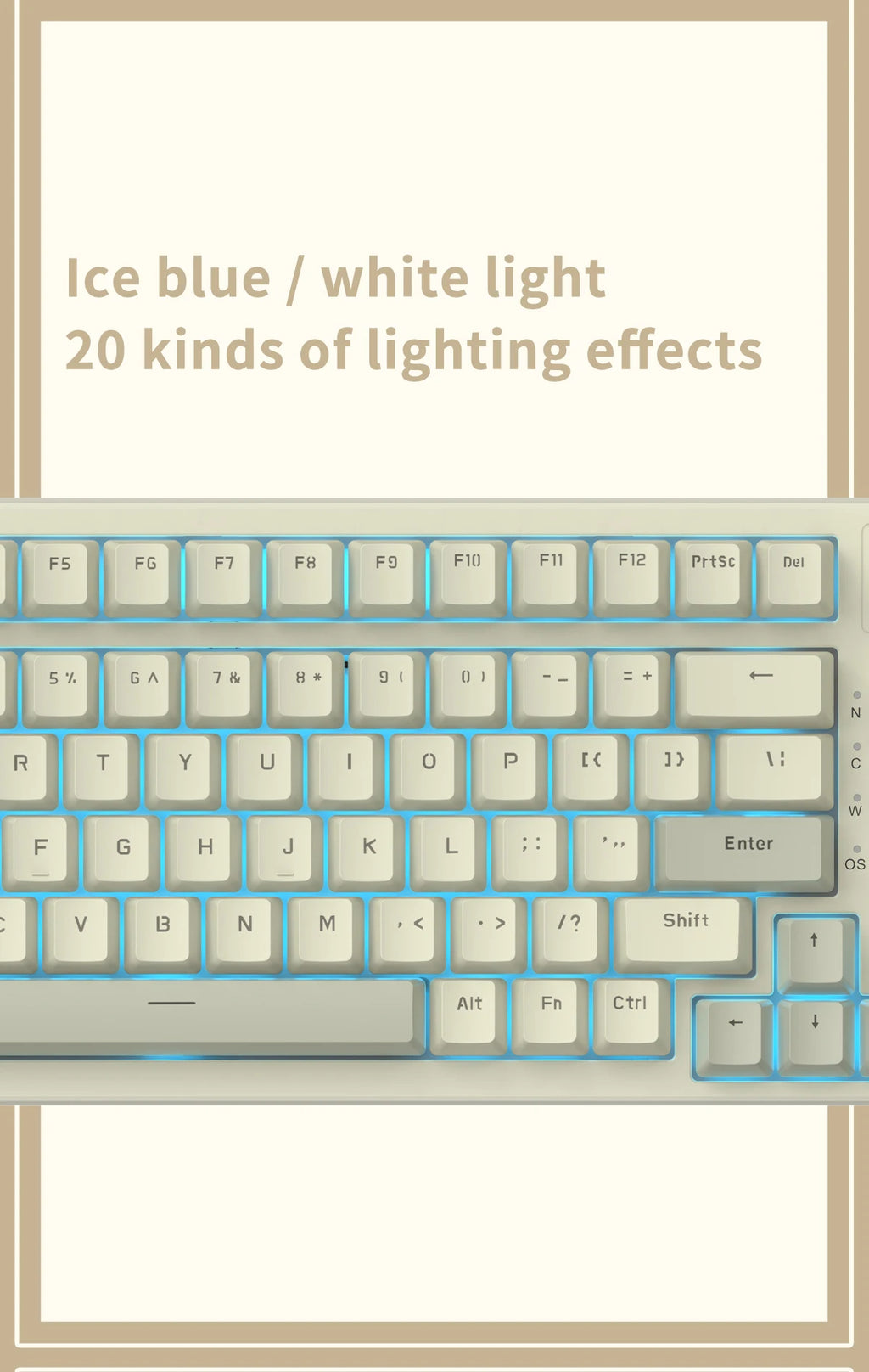 Ajazz AK992 – Clavier mécanique 98 touches Hot-Swap