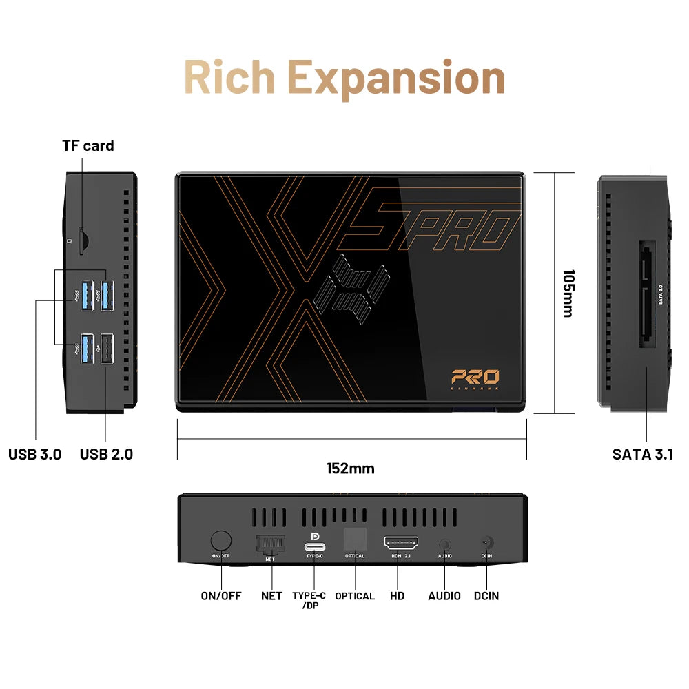 Kinhank Super Console X5 PRO – 10 000/16 000 Jeux, 8K, Android 12, Wi-Fi 6