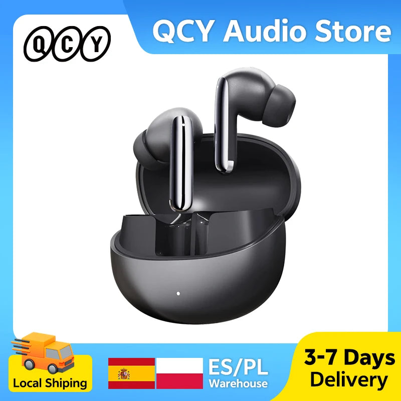 QCY MeloBuds Pro – Écouteurs Bluetooth ANC 46 dB