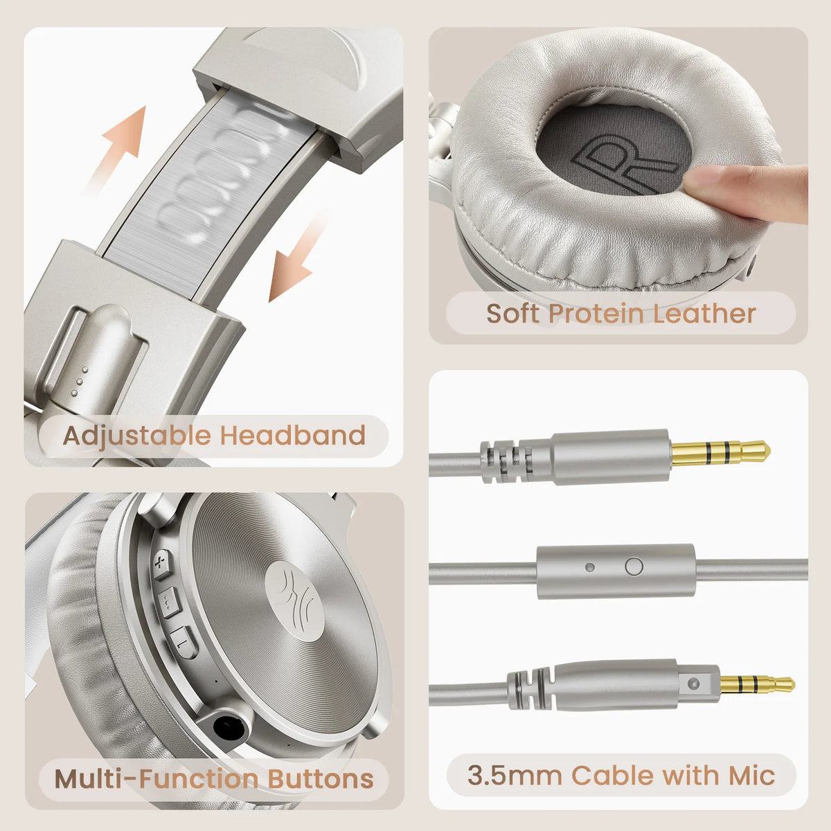 Casque Bluetooth OneOdio Pro C – 110 h