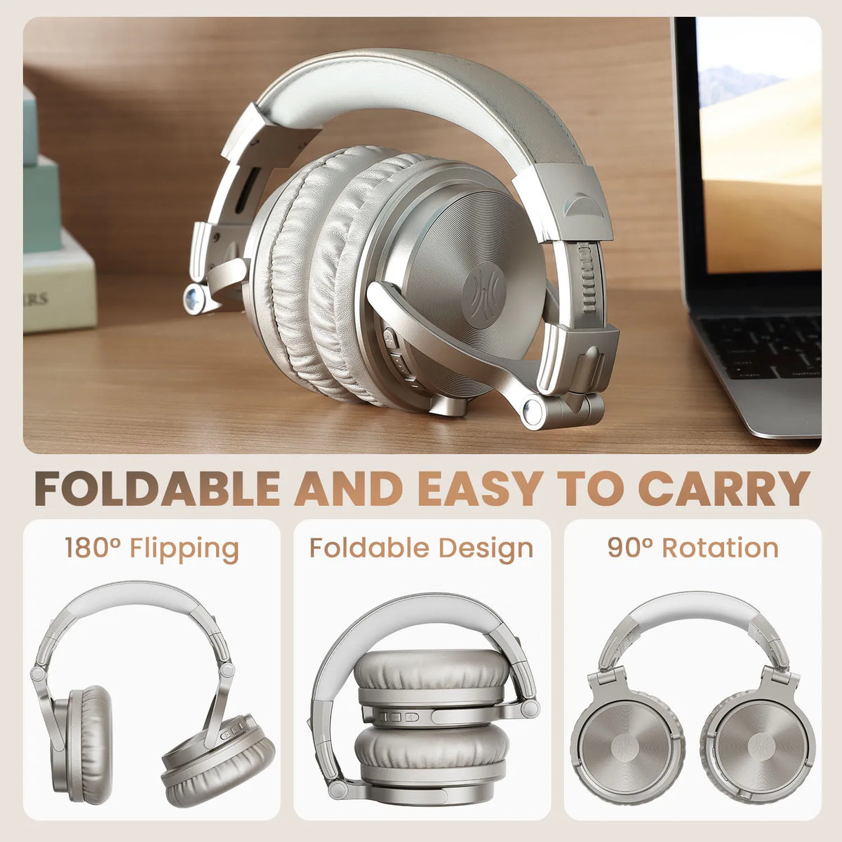 Casque Bluetooth OneOdio Pro C – 110 h