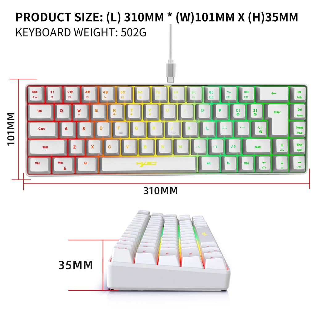 Clavier et souris combo ensemble gamer blanc clavier combo ordinateur filaire claviers souris bureau teclado pour ordinateur portable