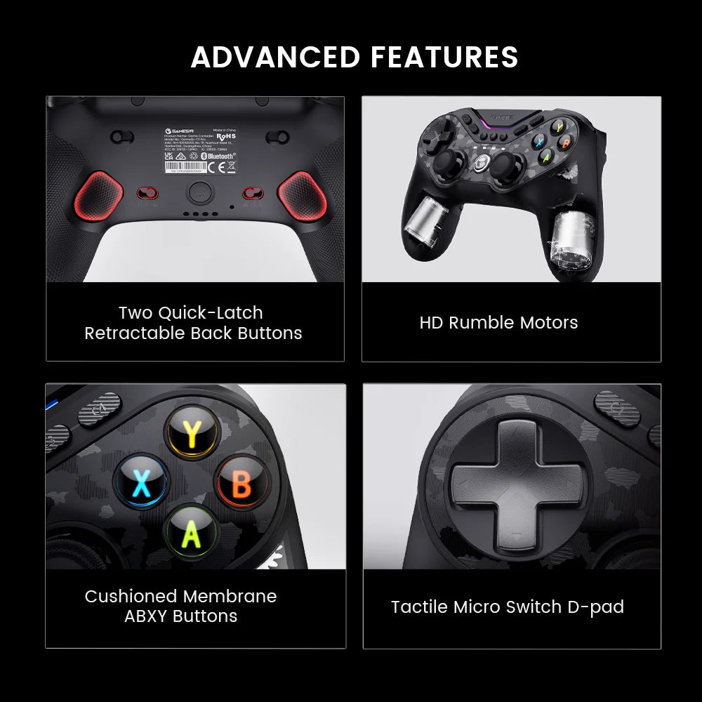 Manette GameSir Tarantula Pro pour Switch 2 - Sans Fil, Gyroscope 6 Axes, Effet Hall, NFC